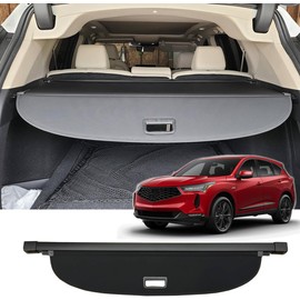 VESUL Retractable Rear Trunk Cargo Cover Compatible with Acura RDX 2019-2025 Security Shade Shield Tonneau Cover Anti-Peeping Luggage Privacy Screen