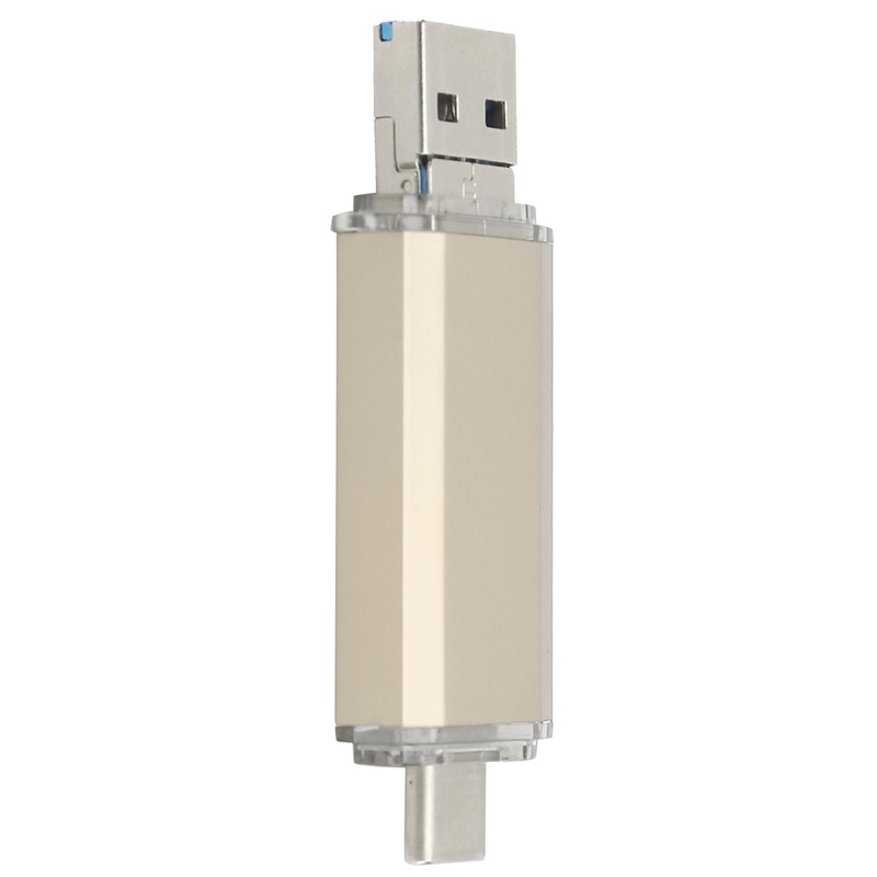 USB 3.0 U Disk Golden Aluminum Alloy ThreeInOne High Speed