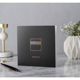 Luxury Mabrook Gold Foiled Greeting Card Islamic Cards, Muslim Cards, Congratulations Cards - Hot Foiled