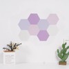 LAJAR 8 Pcs Hexagon Felt Bulletin Board Tiles, Self Adhesive