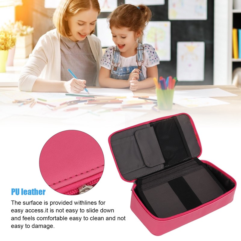 Pencil Bag Large Capacity Convenient Storage Portable Comfortable Hand Feel