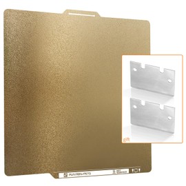 257x257mm Double-Sided Textured PEI Build Plate with ID Code, Flexible Spring Steel Sheet for Bambu Lab X1, X1C, P1P, P1S, A1 Easy Print Removal, 10.1x10.1 inch Heated Bed Surface