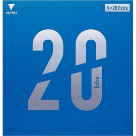 Victas 2.0 200110 Table Tennis Rubber V>20 Extra High Energy Tension Soft Backing Black
