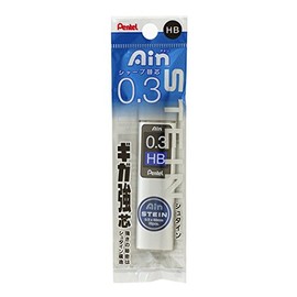Pentel Ain Refill, Stein 0.3 HB (Pack of 5) XC273-HB