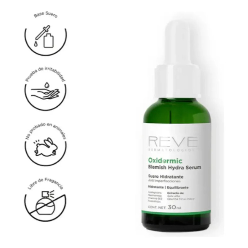 Reve Oxidermic Blemish Hydra Serum 30 Ml Hidratante Facial