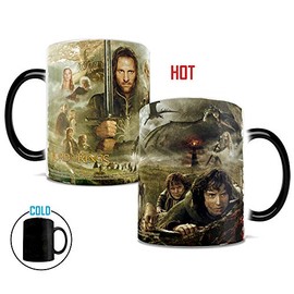 Morphing Mugs Lord of the Rings (Collage) Ceramic Mug, Black