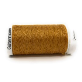 Gutermann Denim Polyester Sewing Thread 100 Metres Denim Thread per Spool Gold