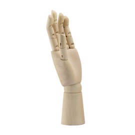 LuceLuce Hand Mannequin Hand Model Drawing Doll Wooden Model Hand Model Pose [Female Left Hand]