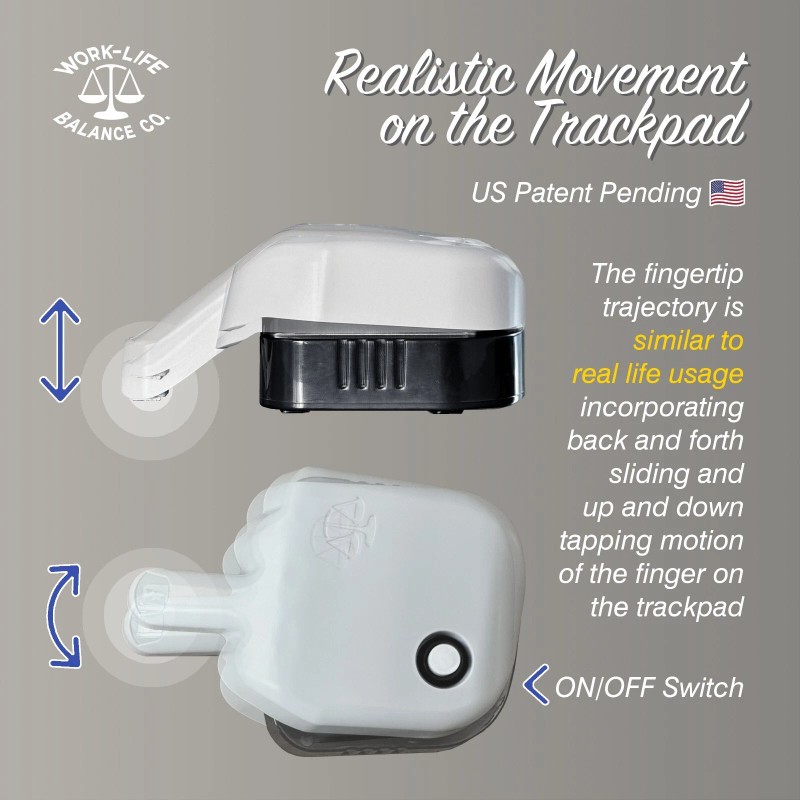 Work-Life Balance Corporation Laptop Touchpad Mouse Jiggler - Doesn't Require