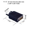 PENGLIN 2pcs D-SUB 15 Pin Connector Male Plug DB15 Converter