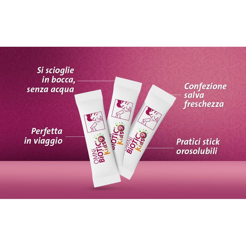 OMNi BiOTiC SR-9 Kids | 28 Stick orosolubili da 1,2