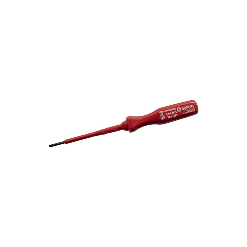 Dönges Insulated Slotted Screwdriver, Vde, 7437, 0.5 mm, 3 mm,