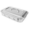 CHILDWEET 1pc Stainless Steel Thermometer Box Soaking Sterilization Tray for