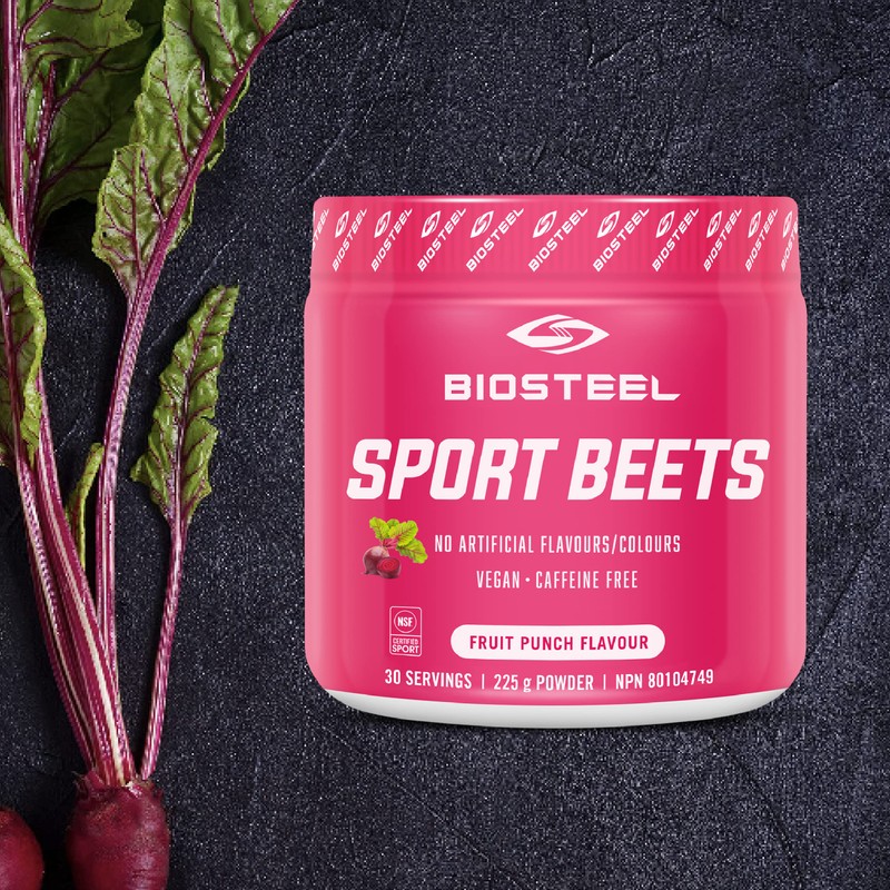 BioSteel Sports Beets Pre-Workout Powder, Non-GMO Formula, Fruit Punch, 30