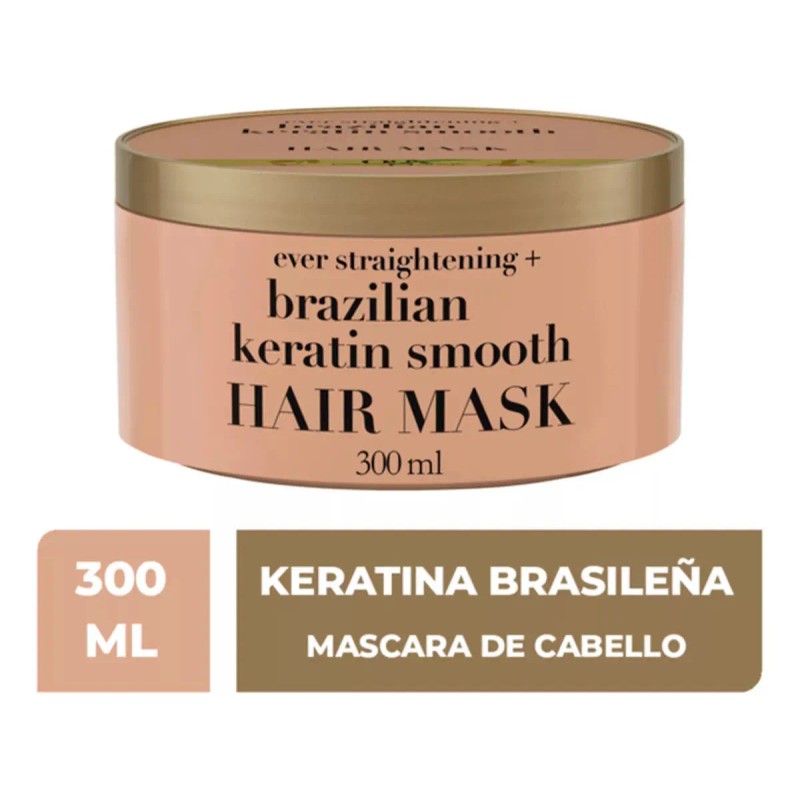 Tratamiento Brazilian Keratina Mascarilla 300 Ml Ogx