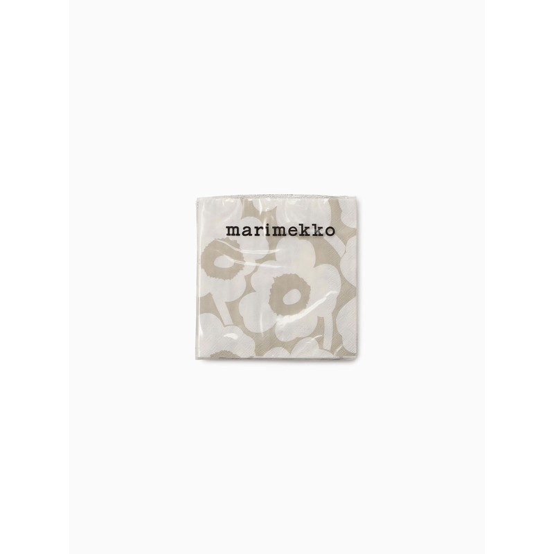 [marimekko] Unikko Cocktail Napkin 25X25 Women's 52_1_5272552658 F, Light Gray