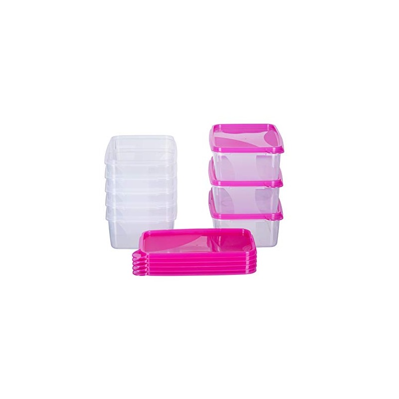 MiraHome Food Storage Containers Freezer Containers 1 Litre Rectangular 18