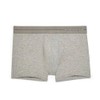2(X)IST Mens Dream Luxe Low Rise Trunk, Grey Heather, Small