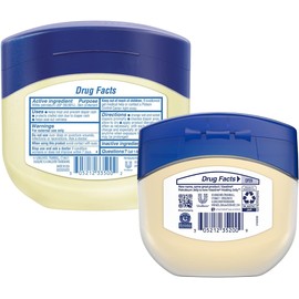 Vaseline- Vaselina, recomendada por dermatólogos, original, 100% vaselina blanca, humectante profundo, alivio