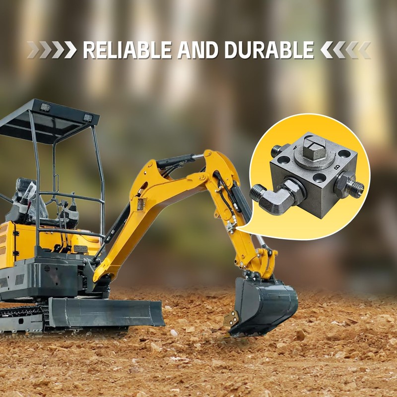 The three-way directional control valve is suitable for most small