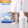 OKKEAI Small Bin Liners 5 L with Drawstring Bin Bags