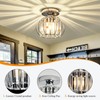 YYJLX Modern Semi Flush Mount Ceiling Light Fixture E26 Mini
