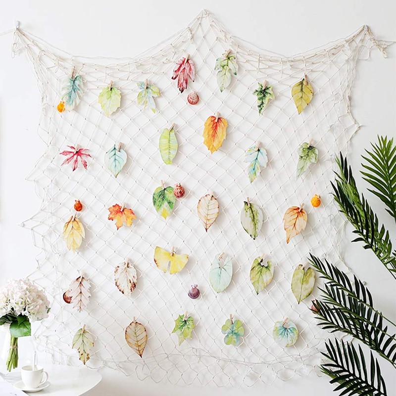 OJYUDD Fishing Net Decor, Fishnet Decor, Mediterranean Style Photographing Decoration,