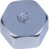 CORNAT TEC386800 Cap Brass Chrome 3/8"