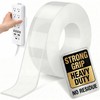 Bekhic Double Sided Tape Heavy Duty, Clear Mounting Tape Nano