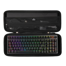 Tourmate Hard Storage Case for ASUS ROG Strix Scope II 96 Wireless Gaming Keyboard (Only Case)