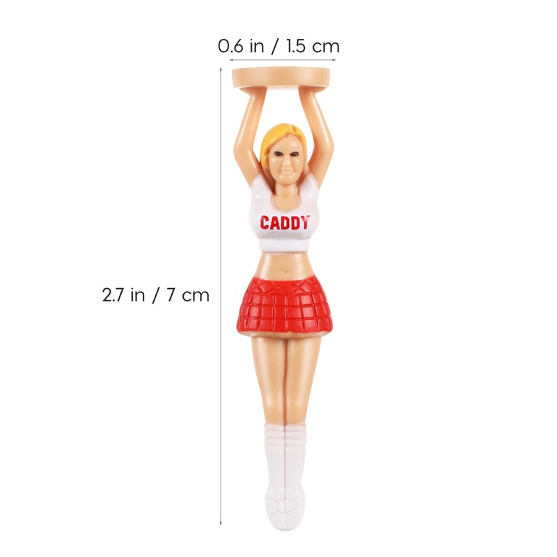 TOYMYTOY Golf Tee, Golf Tee, Standing, Non-Bend, Long Tee, Beginner,