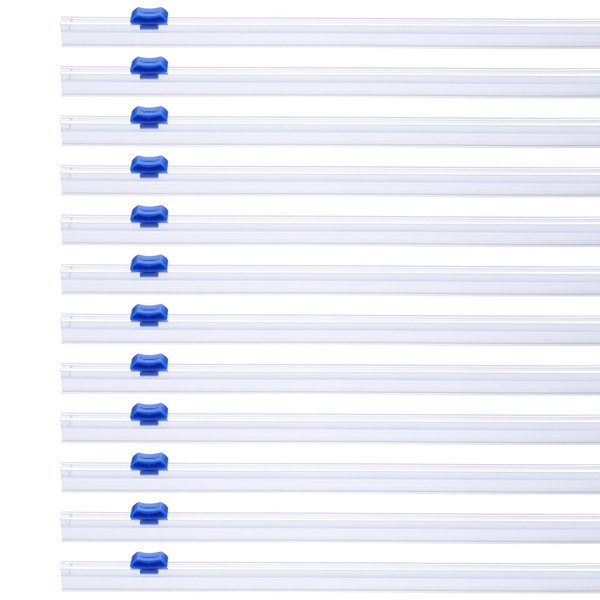 PATIKIL 12pcs Plastic Wrap Cutter, 12in Plastic Wrap Slide Cutter