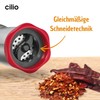 Cilio Premium Piccante Chili Chilli Mill Grinder Red, one size,