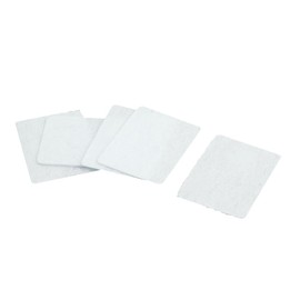 uxcell 5pcs RC Plane Spare Parts White Paper AC Hinges 20 x 15 x 0.3mm