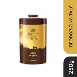 Yardley London Gold Talcum Powder - 250 g. 808 oz, Deodorizing Talc by Yardley - Producto Original de Alta Calidad, Entrega Rápida y Segura, Garantía 