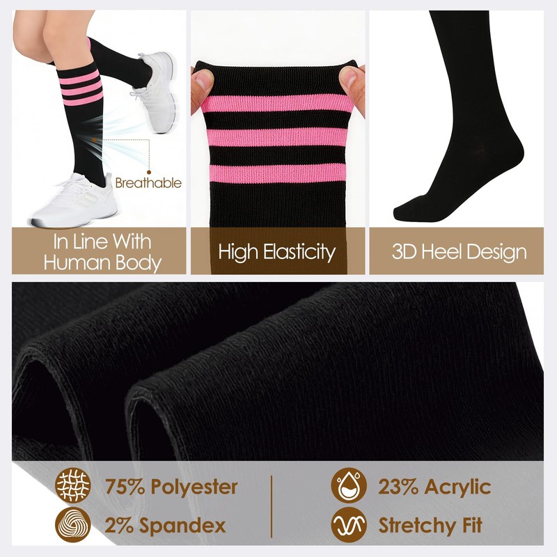American Trends Womens Running Training Socks Outdoor Sports Compression Athletic