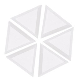 SUCHUANGUANG 10 Pcs Plastic Bead Crystal Nail Art Sorting Tray