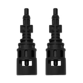 OTOTEC 2Pcs Hochdruch Cleaner Adapter Conversion Adapter Coupling Connector Compatible with Karcher Compatible with Lavor Parkside 124x24.5mm Black