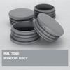 SKIR'CO Pack of 10 Round Pipe Inserts 2 Inch Fence