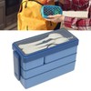 Bento Box Adult Lunch Box 3 Layers Stackable Lunch Container