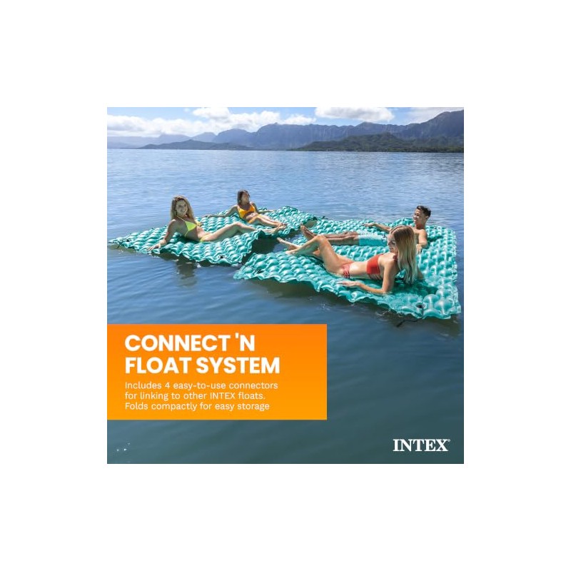 Intex- Tapete inflable , para alberca , 114 X 84