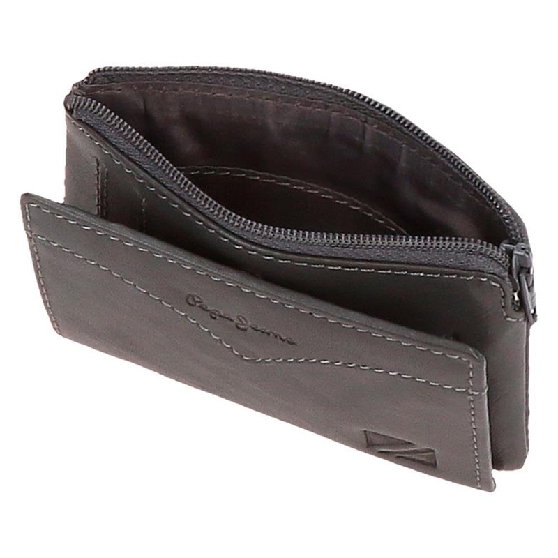 Pepe Jeans Jacket Wallet with Card Holder, One Size, gray,