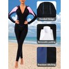 One Piece Rash Guard for Women Long Sleeve Dive Skin