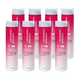Moisturelga 프리미엄 유기농 화장솜 100매X 8개 스티치 앤 듀얼이펙트 Premium Organic Cotton Pads 100 Sheets X 8 Stitch & Dual Effect