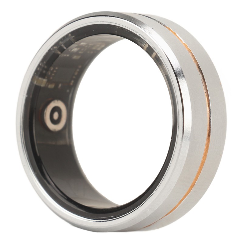 Smart Ring Silver Waterproof Remote Control Shooting Smart Health Tracker