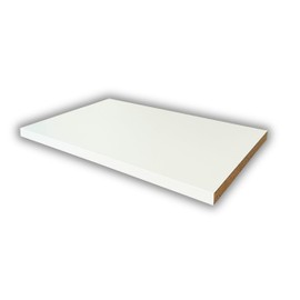 SHELFIX Customized White Shelves Cut to Order 3/4" - Cabinet Shelf Custom Size Shelf - Melamine Shelves Cut to Order 3/4" - Cabinet Replacement Shelves (White)