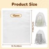 Lirakel Dust Bags for Handbags, 12-Pack 15.7x19.7 Inch Multi-Purpose Reusable