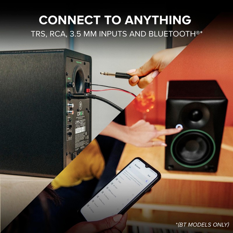 Mackie CR4.5BT 4.5-inch Powered Bluetooth Studio Monitors