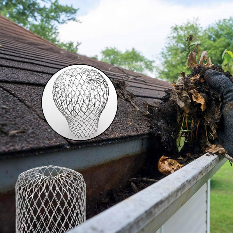 Pack of 4 Leaf Protection Gutters, Gutters, Leaf Protection, Downpipe