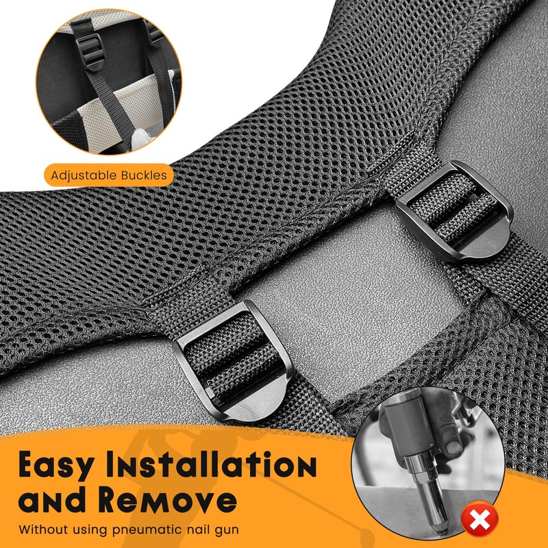 Golf Cart Seat Covers 2 Piece Front and Rear Seat